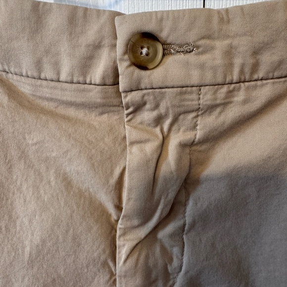 Boss Men's Classic Khaki Shorts Slice Slim Fit Size 32R 4 Pocket Button Beltloop - Picture 4 of 14